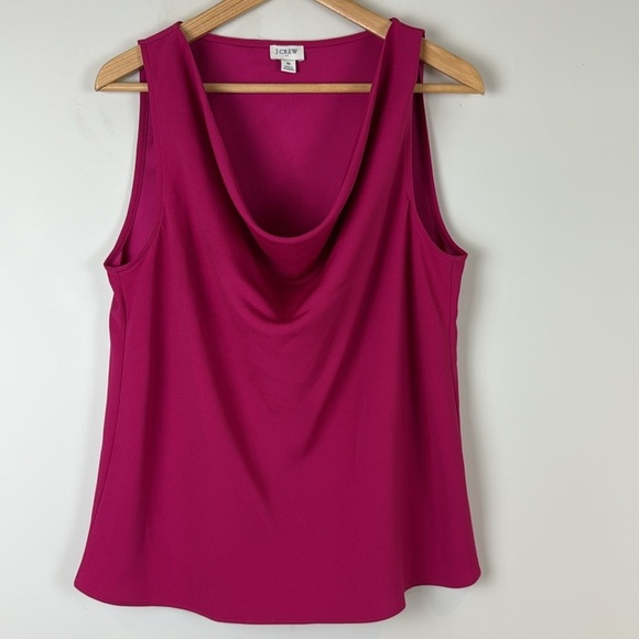 J. CREW Sleeveless cowlneck top Size Medium - Picture 3 of 8